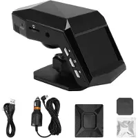 Wella New 1080P Full HD Dash Cam Car Video Driving Recorder with Center Console LCD Car DVR Video Recorder Parking Monitor