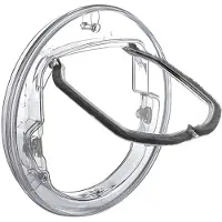 Melitt 4-Way Locking Cat Flap Door for Small Pets, Ideal for Cats and Small Dogs, Easy Access Pet Door