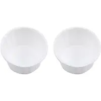 ISTOVO 200X Paper Cup Nose Hair Face Hair Removal Wax Bean Container Cake Paper Tray Paper Bowl Melting Wax Ice Cream Organizer