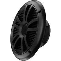 Melitt 6.5 Inch 120W Marine Speakers Waterproof Stereo Boat Speaker for Yachts Cart RV ATV UTV Ship Sauna Black