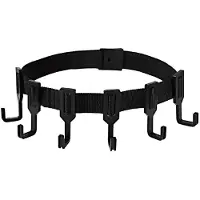 Melitt Gear Hanger Thick Strap Bow Hanger Multi-Hook Accessory Holder Portable Thick Strap Bow Hanger Outdoor Gear Holder