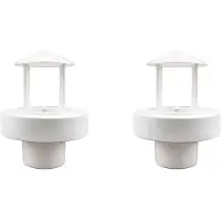 Typecat 2X Floating Mist Dispenser Ultrasonic Humidifier Generators Nebulizer Water Fountain Mist Maker(White)