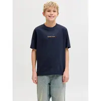 Jack & Jones Junior Shirts 'JORNORREBRO' natblå / orange