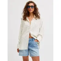 Jack & Jones Almira Linen Blend Wvn Jjxx Skjorte Med Lange ærmer