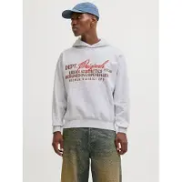 Jack & Jones Pullover 'JJ' brun / grå / rød