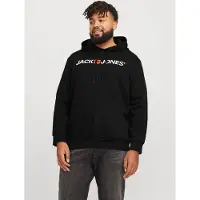 Jack & Jones Plus Size Logo Hættetrøje