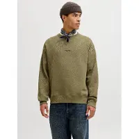 R.D.D. ROYAL DENIM DIVISION Sweatshirt 'RDDALBERT' oliven / sort