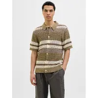 Jack & jones Stribet Strikket Skjorte