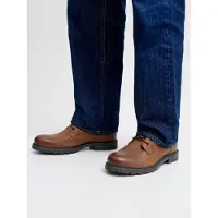 Jack & Jones Snørestøvler 'JFWCranfield' mørkebrun / honning