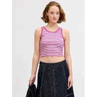 JJXX Overdel 'JXFALLON' pink / hvid