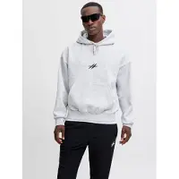 Jack & Jones Sweatshirt 'JCOCNZ BERLIN' sort / hvid-meleret