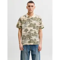 Jack & jones Premium Bluser & t-shirts 'JPRBLUHawaii' sand / oliven / pastelgrøn / mørkegrøn