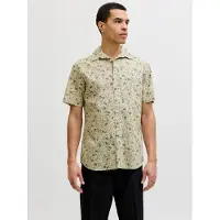 Jack & Jones Skjorte beige / pastelgul / grå