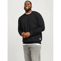 Jack&Jones PLUS Plus Size Ensfarvet Sweatshirt