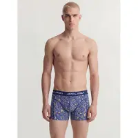 Jack & Jones Boksershorts 'JACKEVIN' royalblå / lyseorange / hvid