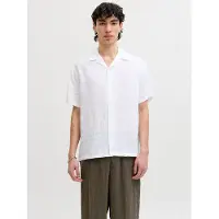 Jack & Jones Blalawrence Linen Resort Kortærmet Skjorte