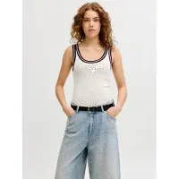 JJXX Overdel 'JXMina' navy / blodrød / hvid