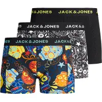 Jack & jones Junior Underbukser 'Sugar' navy / gul / sort / hvid