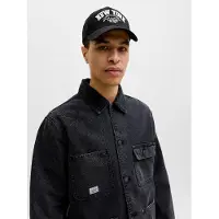 Jack & Jones Hætte 'JACBase Brandon' sort / hvid / offwhite