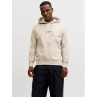 Jack & Jones Sweatshirt 'JJESOHO' greige / sort