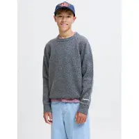 Jack & Jones Bluse - Strik - JorNorrebro - Dark Grey Melange - - 8 år (128) - Bluse