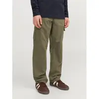 Jack & Jones Bukser - Cargo - Noos - JPStkane - Olive Night - - 14 år (164) - Bukser - Bomuld