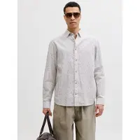 Jack & Jones Esummer Linen Blend Skjorte Med Lange ærmer