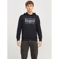 Jack & Jones Sweatshirt grå / sort / hvid