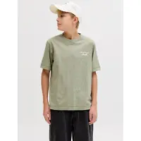 Jack & Jones Junior Shirts 'JORNorrebro' siv / hvid