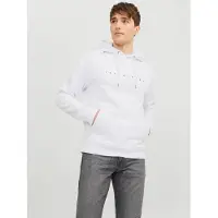 Jack & Jones Sweatshirt 'JJEStar' sort / hvid