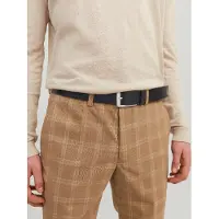 Jack & Jones Bælte 'Stockholm' sort / sølv