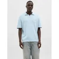 Jack & Jones Bluser & t-shirts 'JORNORREBRO' lyseblå / hvid