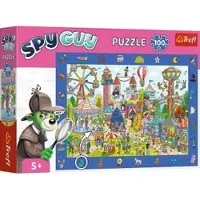 Trefl 100 observationspuslespil - Spy Guy Town