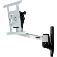 Ergotron LX HD Wall Mount Swing Arm - Monteringssæt (svingarm) - for Tv - aluminium - skærmstørrelse: up to 49 - vægmonterbar