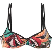 Sunseeker Bikinioverdel petroleum / mørkeorange / mørk pink / sort