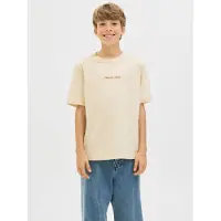 Jack & Jones T-shirt - Noos - JorNorrebro - Antique White - - 8 år (128) - T-Shirt