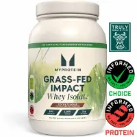 Myprotein Impact Whey Isolate - 1KG - 33servings - Cocoa (Grass-Fed, Naturally Sweetened)