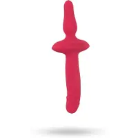 Couples Choice - 2i1 vibrator og analplug - pink