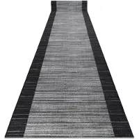 Rugsx Gummibelægning 67 cm STREIFEN antracit 67x460 cm