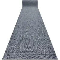 Rugsx Visker skridsikker 200 cm MAGNUS 2954 Zigzag ekstern, intern, gummibelagt - grå 200x160 cm