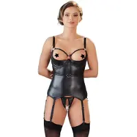 Cotelli Collection Mat Sort Fetish Basque