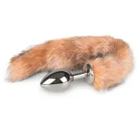 Easytoys Fetish Collection Fox Tail Plug No.3 -Silver