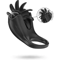 Vuxen Vibrating Ring 10 Vibrations With Clitoris Stimulator