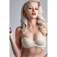 Marlies Dekkers Gloria Pristine & Gold Plunge - Balconette-bh