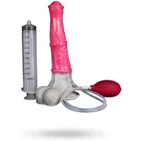 Pink Alien Monster Ejaculating Dildo Hevon 25 cm