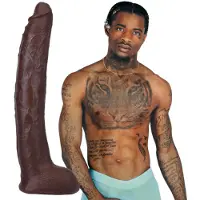 Doc Johnson Damion Dayski ULTRASKYN Dildo 30 cm - Chocolate