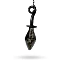 Icon Brands - Falcon Fashionistas Glass Pigtail Butt Plug - Large