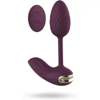 Dream Toys Essentials Flexible Wearable Vibrating Egg Purple