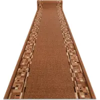 Rugsx Gummibelægning BOMBAY mørk beige 67cm 67x670 cm