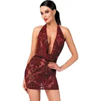 Noir Handmade F385 Kink Royal Cascade Mini Dress